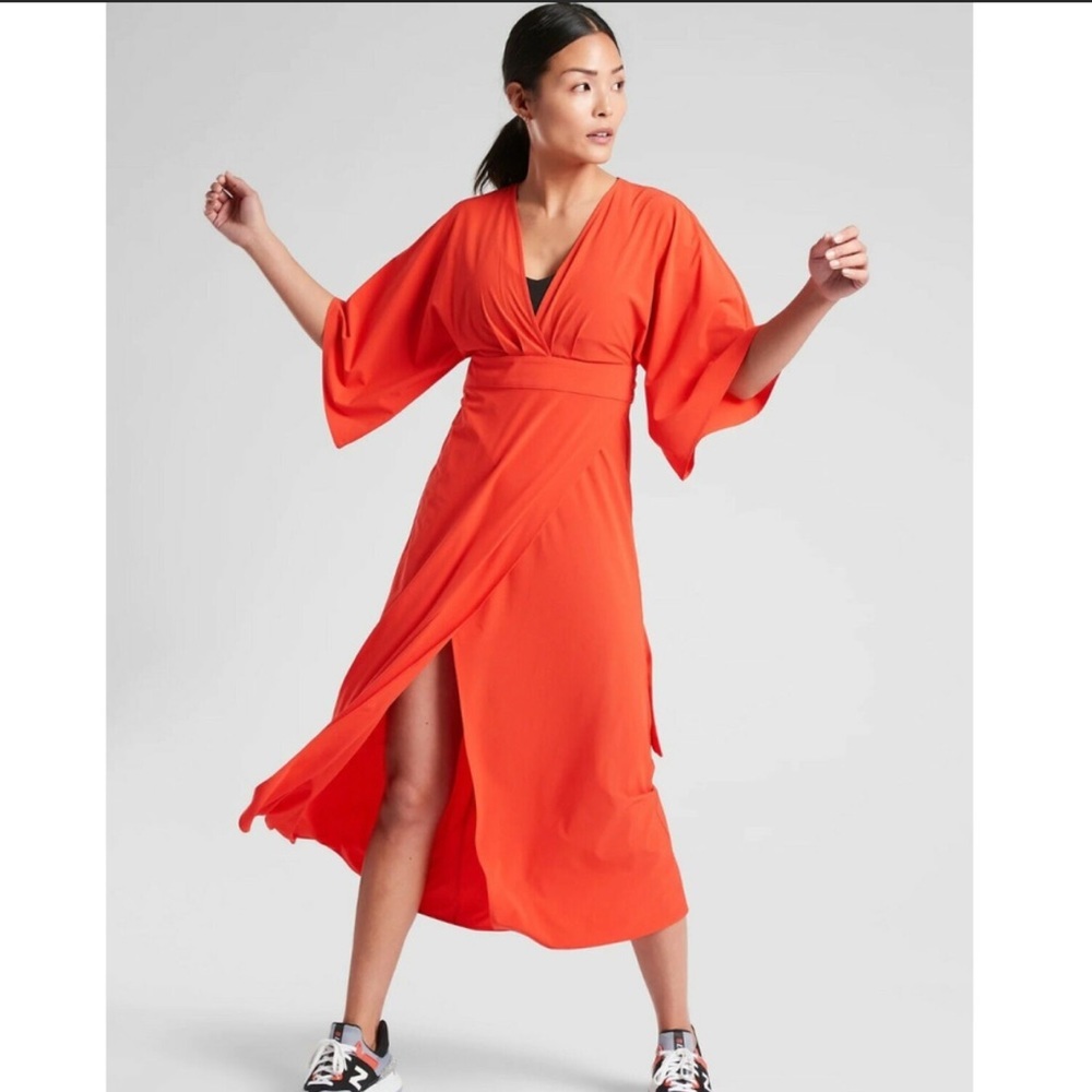 Athleta Calistoga Wrap Dress Size Small